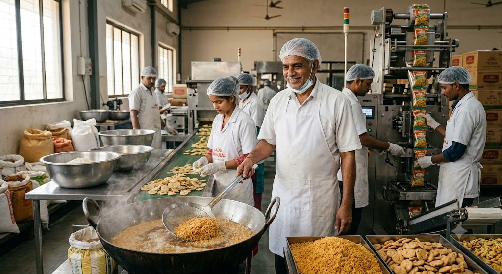 namkeen food industry labou