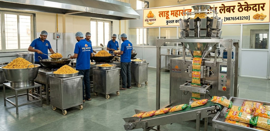 namkeen making manpower ser